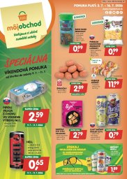 Môj obchod leták  s platnosťou 3. 7. - 16. 7. 2026 