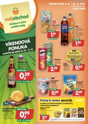 Môj obchod leták  s platnosťou 9. 10. - 22. 10. 2026 